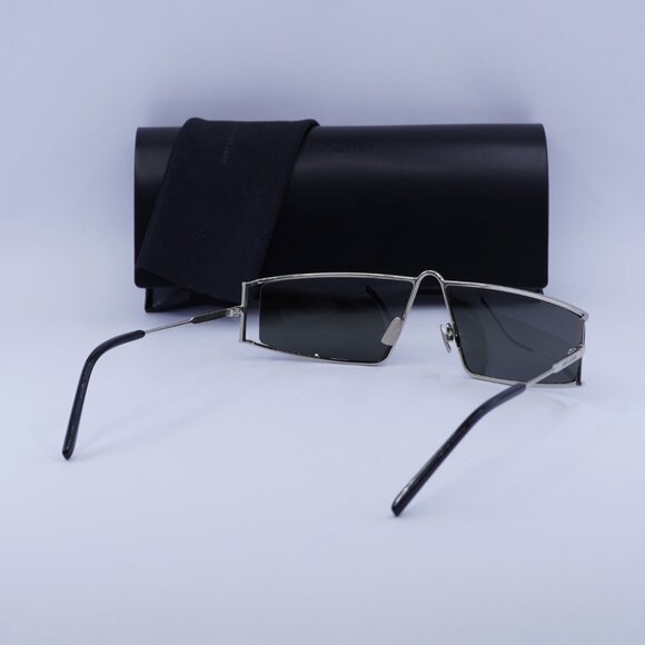 Final Price! Saint Laurent SL606 002 Silver/Grey Sunglasses main image 5